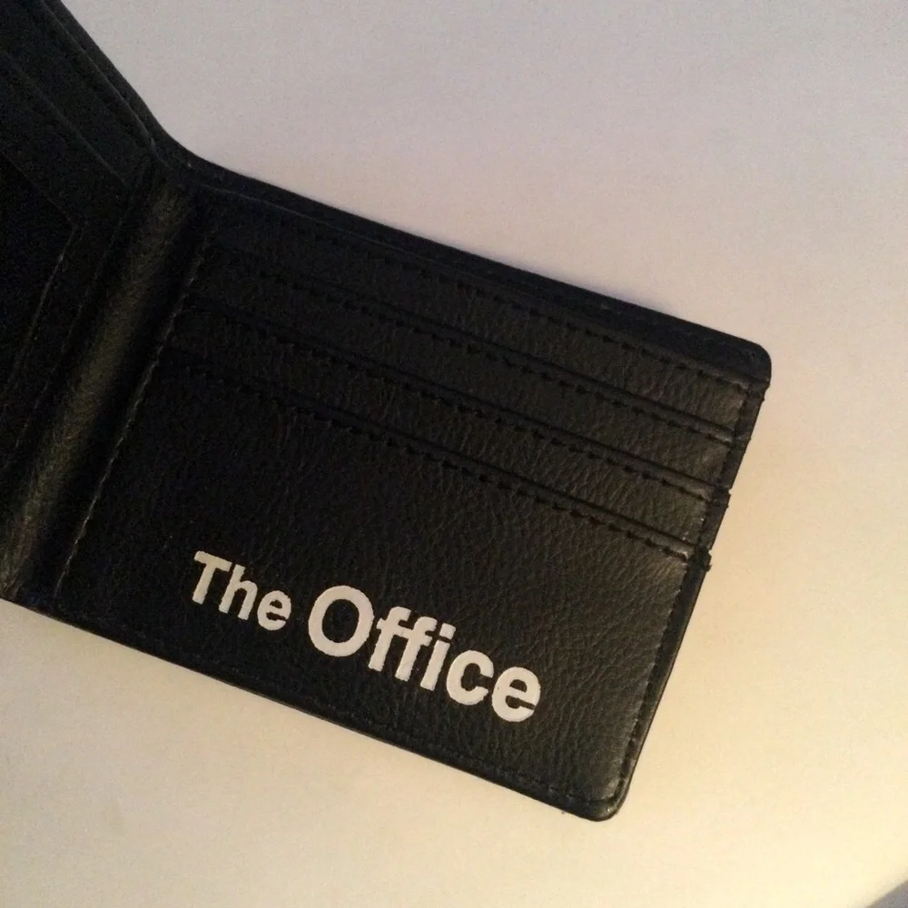 CONCEPT ONE DUNDER MIFFLIN THE OFFICE BIFOLD WALLET GREY NWOT